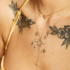 Scream Pretty Stardust Necklace With Slider Clasp - Gold