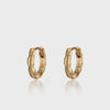 Scream Pretty Limited Edition Molten Huggie Earrings - Gold