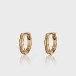 Scream Pretty Limited Edition Molten Huggie Earrings - Gold