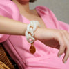 Vanessa Baroni Great Bracelet -  Pearl Marble
