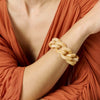 Vanessa Baroni Great Bracelet -  Creme Brulee Marble