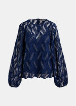 Essentiel Antwerp Hanover Lace Top - Dark Sapphire