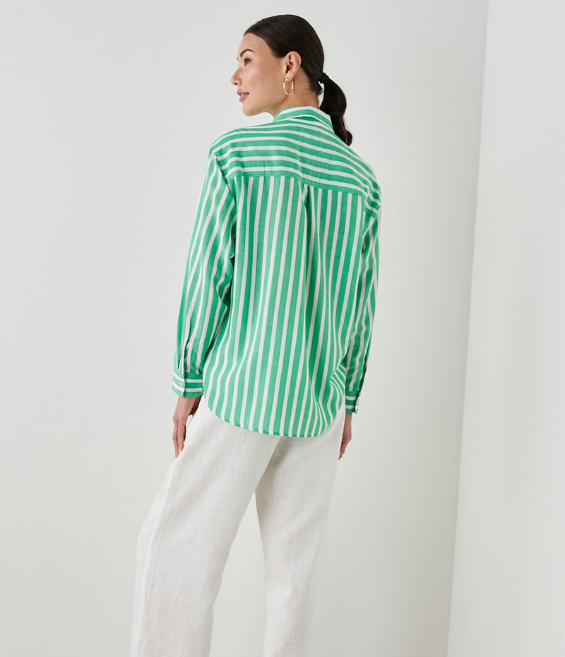 Rails Elle Shirt - Clover Stripe
