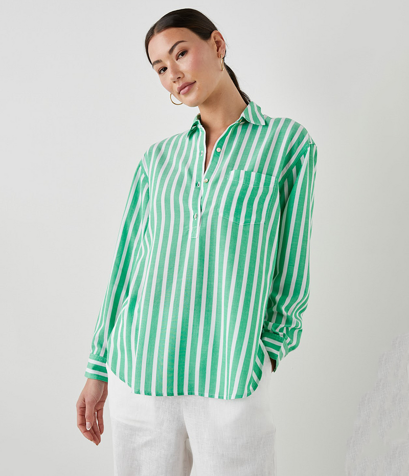 Rails Elle Shirt - Clover Stripe