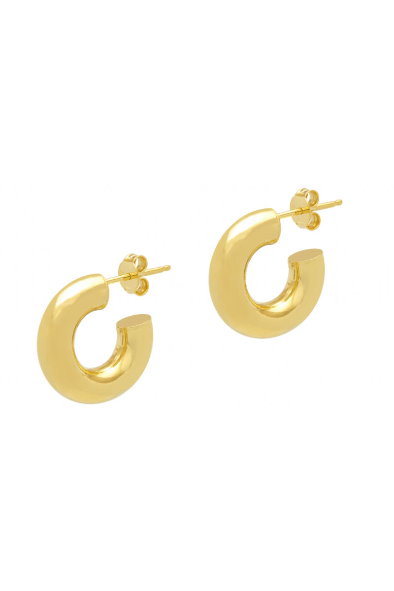 The Hoop Station Mini Curvaceous Butterfly Hoops - Gold