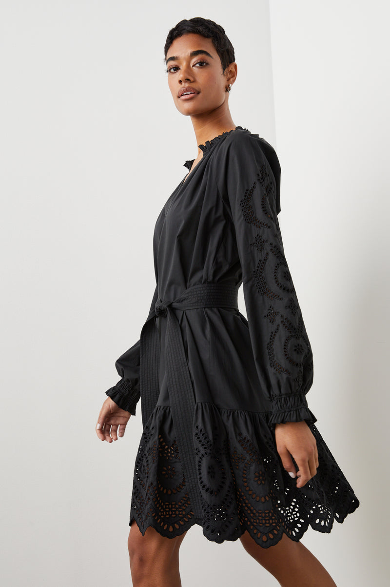 Rails Saylor Dress - Black Eyelet