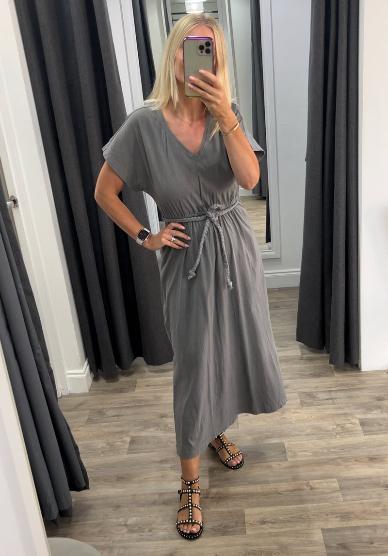 Maison Anje Domy Dress - Ebene