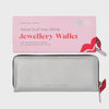Donna May London Jewellery Wallet - Silver Faux Leather