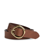 MarkBerg Trinity MBG Belt - Cognac/Gold