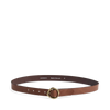 MarkBerg Trinity MBG Belt - Cognac/Gold
