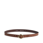MarkBerg Trinity MBG Belt - Cognac/Gold