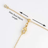 Scream Pretty Starburst Necklace With Slider Clasp - Gold Plated