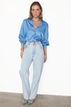 Never Fully Dressed Miley Shirt - Chambray