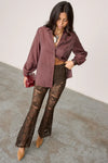 Never Fully Dressed Miley Shirt - Chocolate