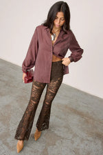 Never Fully Dressed Miley Shirt - Chocolate