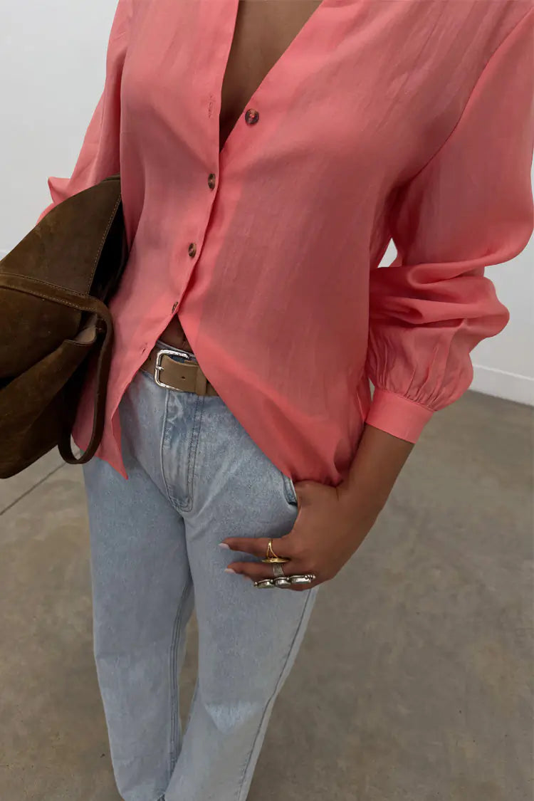 Never Fully Dressed Miley Shirt - Coral