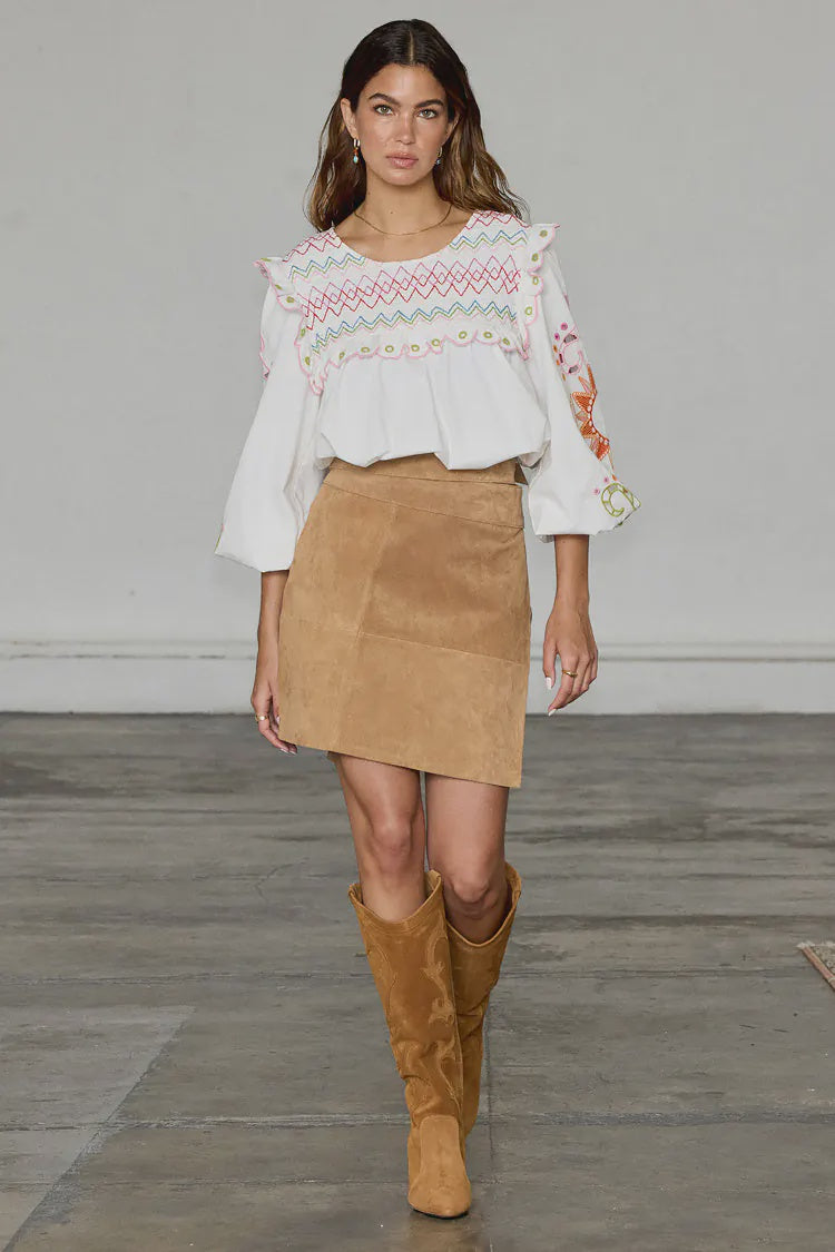 Never Fully Dressed Enchanted Maisie Top - White