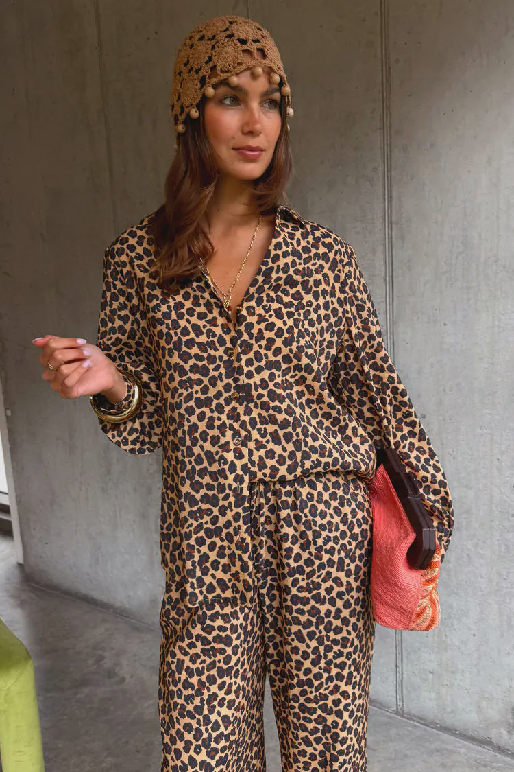 Never Fully Dressed Miley Shirt - Leopard