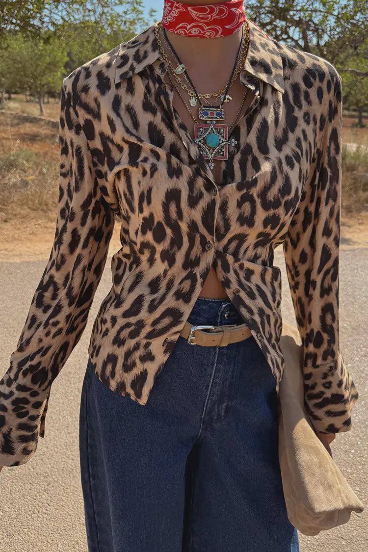 Never Fully Dressed Leopard Shirt