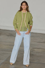 Never Fully Dressed Callie Cardigan - Olive