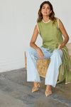 Never Fully Dressed Knit Tank Top - Olive
