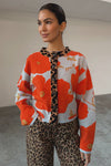 Never Fully Dressed Blue Poppy Cardigan
