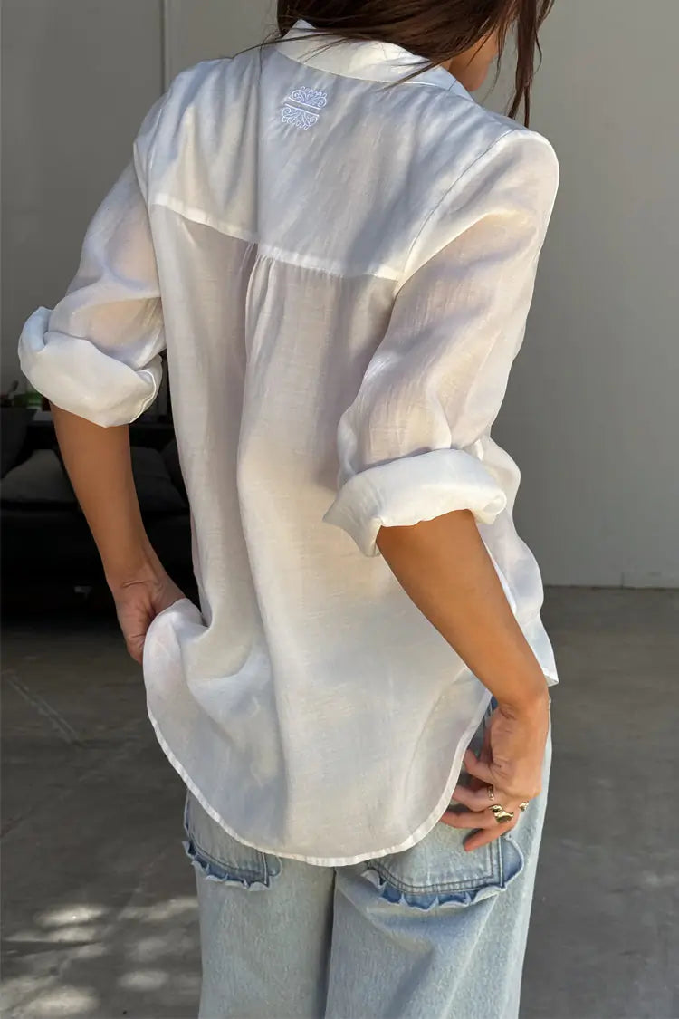Never Fully Dressed Miley Shirt -  Bright White