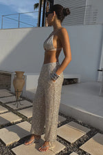 Never Fully Dressed Sequin Trousers - Silver
