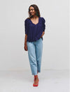 Idano Oliver Top - Navy