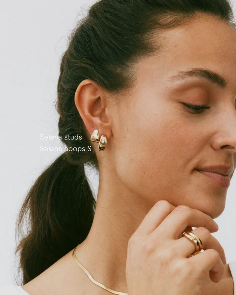 Edblad Selena Hoops S - Gold
