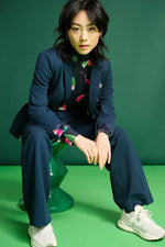 Pom Amsterdam Waffle Blazer - Eternal Blue