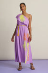 Pom Amsterdam Lilac Flower Dress - Purple