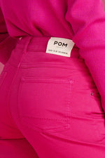 Pom Amsterdam Wide Leg Jeans - Fiery Pink