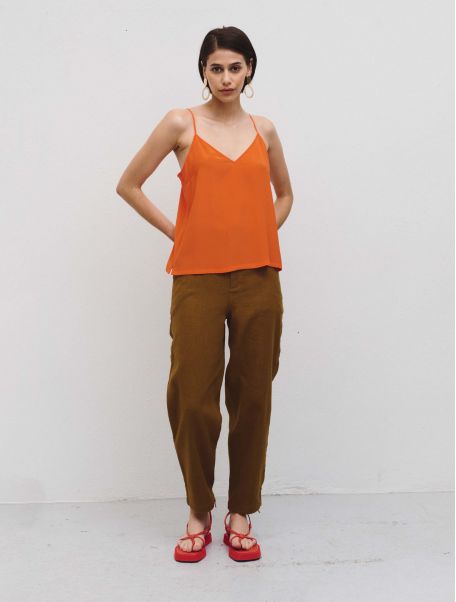 Idano Bob Tank Top - Orange