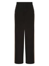 Nooki Phoenix Wide Leg Velvet Trouser - Black