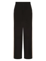 Nooki Phoenix Wide Leg Velvet Trouser - Black