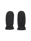 Selected Femme Quilted Mittens - Black