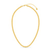 Orelia Flat Box Chain Necklace -Gold