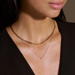 Orelia Fine Crystal Collar Necklace - Gold