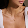 Orelia Mini Knot Fine Collar Necklace - Gold