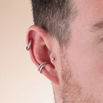 Scream Pretty Sparkling Star Single Flat Back Earring - Gold
