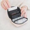 Donna May London Portable Pill Organiser - Blush Pink Faux Leather