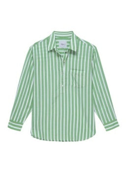 Rails Elle Shirt - Clover Stripe