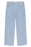 Rails Getty Cropped Wide Leg Jeans - Oceanview Distress