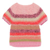 Dawn Dare Estelle Mult Knit Top - Pink Sun Stripe