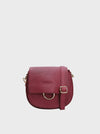 Black Colour Olivia Crossover Bag - Wine