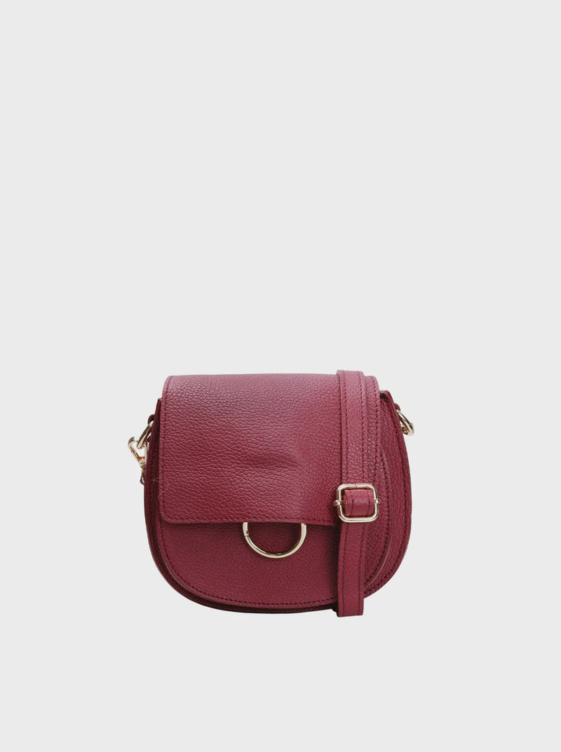 Black Colour Olivia Crossover Bag - Wine