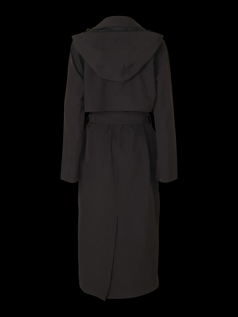Selected Femme Aline Tech Trenchcoat - Black