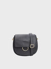 Black Colour Olivia Crossover Bag - Black