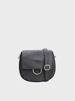Black Colour Olivia Crossover Bag - Black